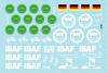 Star Decals 35-947 Generic ISAF markings 1/35